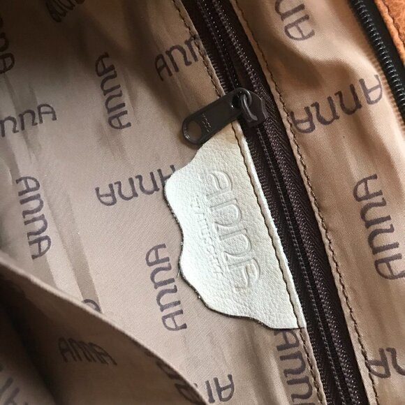 Anna by Anuschka Painted Art Handbag Tote Satchel with Wallet - Picture 9 of 10